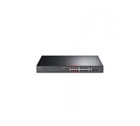 TP-Link TL-SL1218MP No administrado Gigabit Ethernet (10/100/1000) Energía sobre Ethernet (PoE) 1U Negro