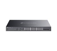 TP-Link - Omada SG3428XMPP switch Gestionado L2+ Gigabit Ethernet (10/100/1000) Energía sobre Ethernet (PoE) 1U Negro