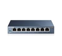 TP-Link TL-SG108 No administrado Gigabit Ethernet (10/100/1000) Negro