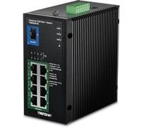 Switch Trendnet TI-BG5091B 8x2.5G PoE++ 1xSFP+ Montaje Pared DIN