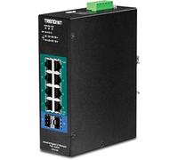Switch TRENDnet TI-PG102i 10 Puertos Gigabit PoE+ Industrial