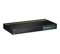 Switch Trendnet TPE-TG160G 16 Puertos Gigabit PoE Rack 1U No Administrado