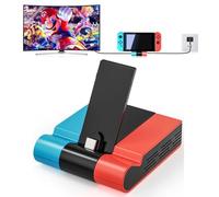Switch TV Dock - Tendak Estación de Carga Plegable para Nintendo Switch/Switch OLED, Tipo C Switch Carga Base con Adaptador HDMI y Puerto USB 3.0