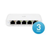 Ubiquiti Networks UniFi Switch Flex Mini (3-pack) Gestionado Gigabit Ethernet (10/100/1000) Energía sobre Ethernet (PoE) Blanco