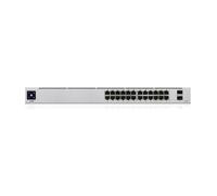 Ubiquiti UniFi 24-Port PoE Gestionado L2/L3 Gigabit Ethernet (10/100/1000) Energía sobre Ethernet (PoE) 1U Plata