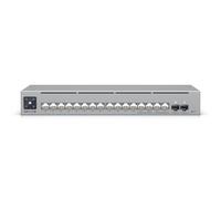 Switch Ubiquiti USW-Pro-Max-16-PoE 16x Gigabit 2x SFP+ L3 Rack PoE 30W Acero