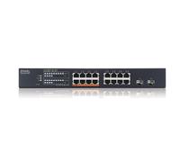 Conmutador gestionado inteligente Zyxel XMG1915-18EP 16x Ethernet 2,5G (8x PoE++, máx. 180W), 2x 10G SFP+