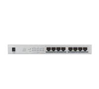 Zyxel Conmutador Gigabit de 8 Puertos | No Administrado | 8X PoE+ 60W | Divisor de Red LAN | Ethernet Network Splitter [GS1008HP]