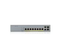 Zyxel Switch gestionado GS1350-12HP - PoE+ 130W, 8 puertos Gigabit + 2 SFP - Nebula