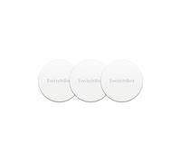 SwitchBot - 3 etiquetas NFC NTAG216 de 30 mm y 888 bytes que funcionan muy bien con dispositivos compatibles con iOS y Android y todos los demás dispositivos habilitados - Plástico