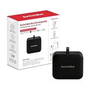 SwitchBot Bot Inteligente Recargable-Pulsador de Botones con Carga USB Tipo C, Soporta Protocolo Matter con Hub, Control por App y Temporizador, Compatible con Interruptores de Pared y Botones, Negro