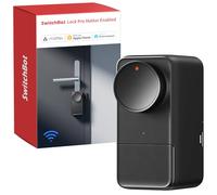 SwitchBot Cerradura Inteligente WiFi Pro con Batería Recargable, Matter Over WiFi, Cerradura Electrónica, Instalación Rápida en Cerraduras Existentes, Compatible con Apple Home, Alexa, Google Home