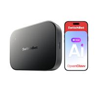 SwitchBot Hub 3, Smart Home Hub con soporte mate, control remoto inteligente por Bluetooth, termómetro inalámbrico e higrómetro (soporta 2,4 GHz), compatible con Alexa, HomeKit, Google Home, IFTTT