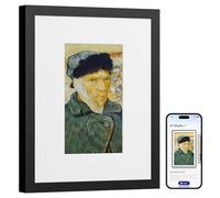 SwitchBot KI Art Frame, 7.3'' Marco de Fotos Digital inalámbrico, Marco de Fotos de Tinta electrónica, batería de Larga duración, Mesa y Montaje en Pared, Compatible con Alexa, Arte generado por IA