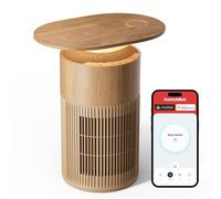 SwitchBot Purificador de aire con control de aplicación y luz nocturna, CADR 400m³/h hasta 83㎡ habitaciones, filtro HEPA elimina el 99,97% de polen de polvo de moho