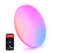 SwitchBot RGBICWW Plafon LED Techo 30cm, Lámpara Techo con certificación Matter 2000LM, 2700K-6500 K, LED Plafón Compatible con Apple Home, Alexa, CRI 90+, Luz Interior para Salón, Dormitorio, Cocina