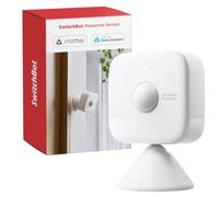 SwitchBot Sensor de movimiento inteligente de radar mmWave, sensor de presencia Bluetooth con detección dinámica, funciona con Alexa, HomeKit y Apple Home a través de SwitchBot Hub, duración de la