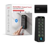 Cerradura inteligente SwitchBot Keypad Touch huella dactilar código IP65 inalámbrica negra