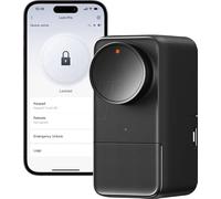 SwitchBot Smart Lock Pro - Cerradura electrónica para puerta, color negro
