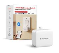 SwitchBot Smart Switch Button Pusher - Bluetooth App o Control de Temporizador, Fácil de Usar con 3 Modos, Necesita SwitchBot Hub para ser Compatible con Alexa, Google Assistant, Siri, IFTTT (Blanco)