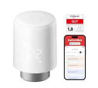 SwitchBot Termostato Inteligente para Radiador, Bluetooth, Control por App y Temporizador, bajo Consumo, fácil instalación, Compatible con Alexa, Apple Home y Google Home (Requiere SwitchBot Hub)
