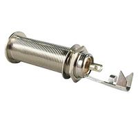 Switchcraft 152B 1/4-inch Estéreo TRS de profundidad panel Jack con arandela y tuerca, acabado en níquel