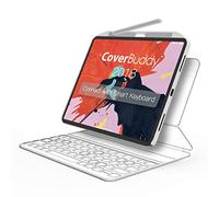 SWITCHEASY CoverBuddy - Funda Protectora para iPad Pro de 11 Pulgadas, Compatible con Smart Keyboard Folio, Smart Folio y Apple Pencil con Soporte para lápices (11 Pulgadas, Color Blanco Espacial)