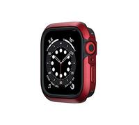 SwitchEasy Odyssey Premium 2 en 1 Metal + TPU Bumper Case para Apple Watch 6&SE, 5&4 44mm - Space Red