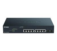 D-Link DGS-1100-10MPV2 switch Gestionado L2 Gigabit Ethernet (10/100/1000) Energía sobre Ethernet (PoE) 1U Negro