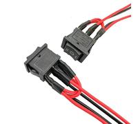 Switian 2 interruptores basculantes DPDT - 3 posiciones de encendido/apagado/encendido (12 V 6 A CC, 125-250 V CA) para motores de actuador automotriz, marítimo, RV y lineal con cables y conectores