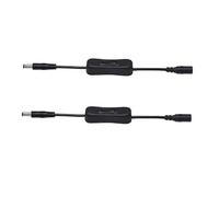 Switian 2 Pack DC 5.5mm x 2.1mm Cable de conmutación macho a hembra, Kangping para cámara de vigilancia CCTV LED