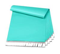 Switory 100 bolsas de paquetes, bolsas autoselladas, bolsas postales para ropa, bolsas de envío, bolsas de embalaje, sobres surtidos para enviar bolsas de correo, 12 x 16 pulgadas, verde azulado