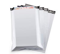 Switory 100pc 48.3cmx61cm Grandes Bolsas para Envíos, Anuncios de correo de polietileno blanco, sobres de envío Sobres de correo Bolsas para embalaje