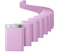 Switory 50 Sobres acolchados con burbujas, tamaño A5, 15,3 x 22,9 cm, sobres acolchados de burbujas de polietileno, cierre adhesivo y protección para materiales frágiles y delicados (morado)