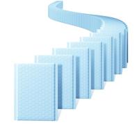 Switory 50 Sobres acolchados con burbujas, tamaño A5, 15,3 x 22,9 cm, sobres acolchados de burbujas de polietileno, cierre adhesivo y protección para materiales frágiles y delicados (azul)
