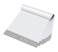 Switory Bolsas de 305x395mm Envío Sobres de Plástico Autoadhesivos para Tarjetas Postales de Correo Paquetes para envios plástico Sobres surtidos Envío postal ,100 (Blanco)