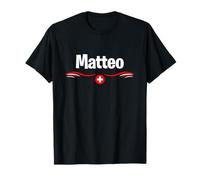 Switzerland Flag T Nombre de cumpleaños Suizo Matteo Camiseta