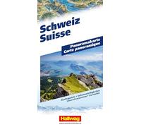 Switzerland Panoramic map: Faszinierende Landschaftskarte mit 3D-Darstellung (Panoramic maps)
