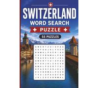 Switzerland Word Search Puzzle: 55 Puzzles Word Search about Switzerland and More | 6x9 inches, 110 pages | Gift for Turkey, Countries & Traveling Lover