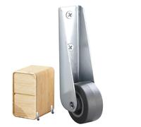 Swivel Caster Wheels, Long Bracket Castors, Smooth Quiet Rolling Casters for Various Furniture Types, Heavy Duty Caster Roller Wheels, Home Office Furniture, Sillas, Mesas, Gabinetes, Unidades de