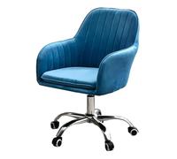 Swivel Desk Chair Swivel Desk Chair Mid Back Office Chair Ergonomic Swivel Chair Computer Chair with Velvet Upholstered, Adjustable Height Task Chair, 150kg Weight Capacity for Home Office Chair(