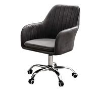 Swivel Desk Chair Swivel Desk Chair Mid Back Office Chair Ergonomic Swivel Chair Computer Chair with Velvet Upholstered, Adjustable Height Task Chair, 150kg Weight Capacity for Home Office Chair(