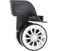 Swivel Spinner Caster,Swivel Wheels Replacement,1 Pair Swivel Mute Suitcase Luggage Casters Replacement Wheels for Travelling a01 - You Need to Have a Strong Ability in DIY casters