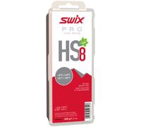 SWIX HS08-18 - Cera de alta velocidad - HS8 Rojo - 25 a 39 grados Fahrenheit - 180G Bar - Fluoro Free - Ski o Snowboard - FIS aprobado Red -Risla