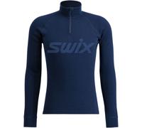 Swix RaceX Merino Half Zip, hombre, azul marino L(52) Dark Navy