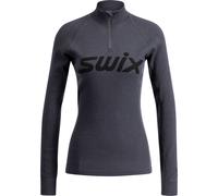 Swix RaceX Merino Half Zip, mujer, gris oscuro 40(L) Phantom