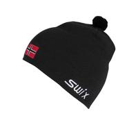 Swix - Tradition Flag Hat Black de Lana - Talla S\/M - Negro Negro S\/M