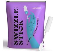 Swizzle - Esponja absorbente para mujer (25 unidades) - Esponja de limpieza ultra absorbente para detener el goteo - Mango largo, fácil agarre, empaquetado individualmente