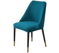 SWJ-swjssb 2/4 Pack Comedor Sillas Cubiertas con Brazos Respaldo Elásticas Oficina Fundas para Sillas Verde/Blancas Estilo Nórdico Salón Fundas sillas,para La Sala Estar Restaurante Hotel