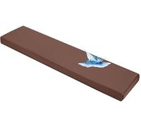 SWJ-swjssb Cojín para Banco Impermeable para Interiores & Exteriores 5 Cm De Grosor, Cojín para Asiento De Columpio, Antideslizante, para Jardin Patio, Comedor, Columpio(Café,140x45cm)